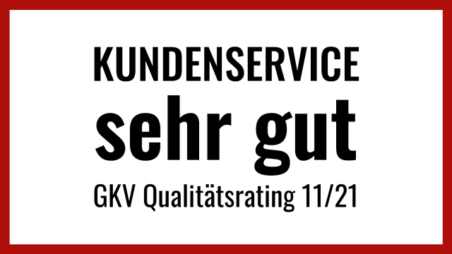 GKV-Qualitätsrating 2021: Kundenservice „sehr gut“
