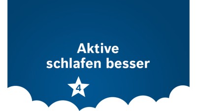 Aktive schlafen besser