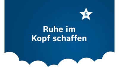 Ruhe im Kopf schaffen