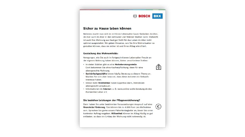 Vorschaubild Flyer sicheres Wohnen