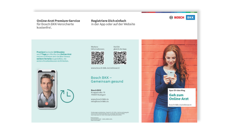 Vorschaubild: Online Arzt Flyer